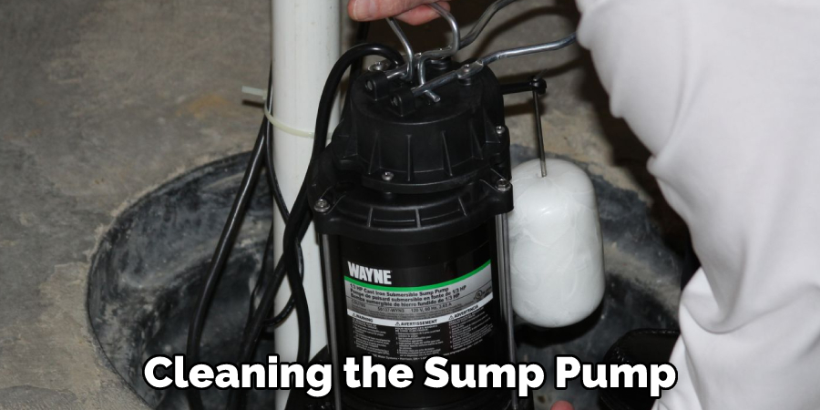 Cleaning the Sump Pump