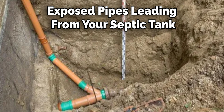 Exposed Pipes Leading From Your Septic Tank