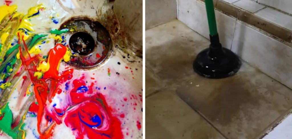 How to Dissolve Paint in Drain