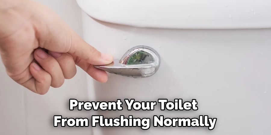 Prevent Your Toilet From Flushing Normally