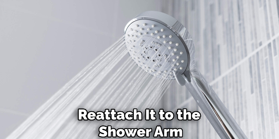 Reattach It to the Shower Arm