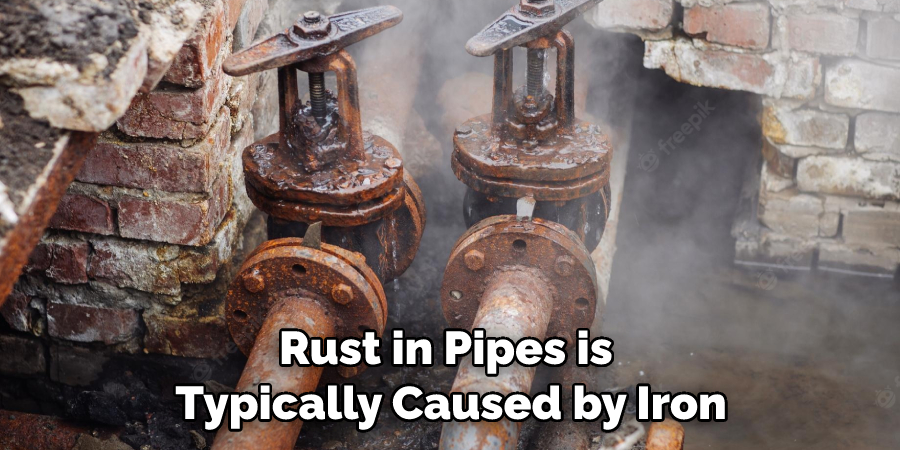 Rust in Pipes is Typically Caused by Iron