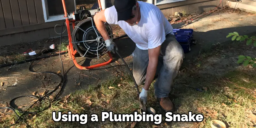 Using a Plumbing Snake