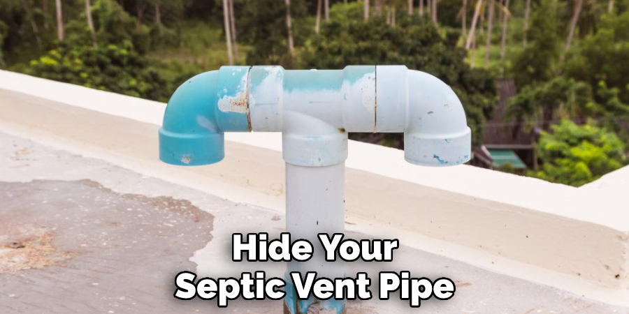 Hide Your Septic Vent Pipe