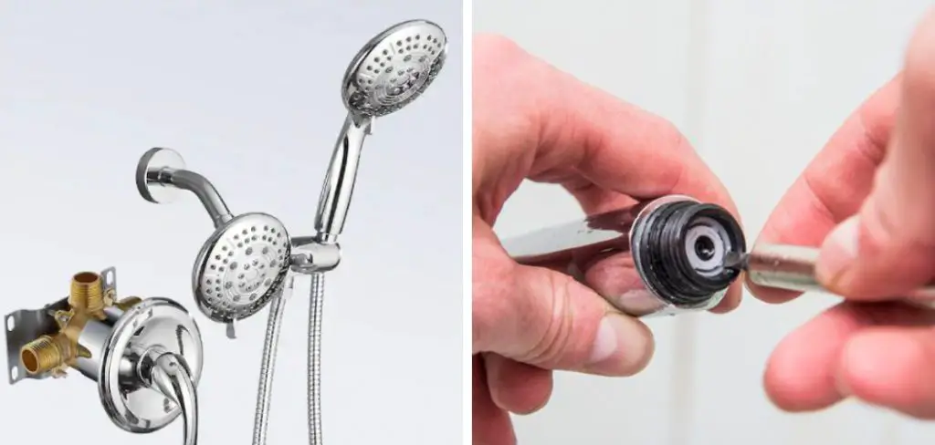 How To Remove Water Restrictor From Handheld Shower Head