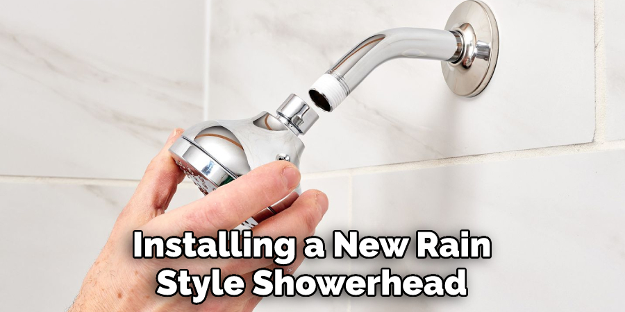 Installing a New Rain Style Showerhead