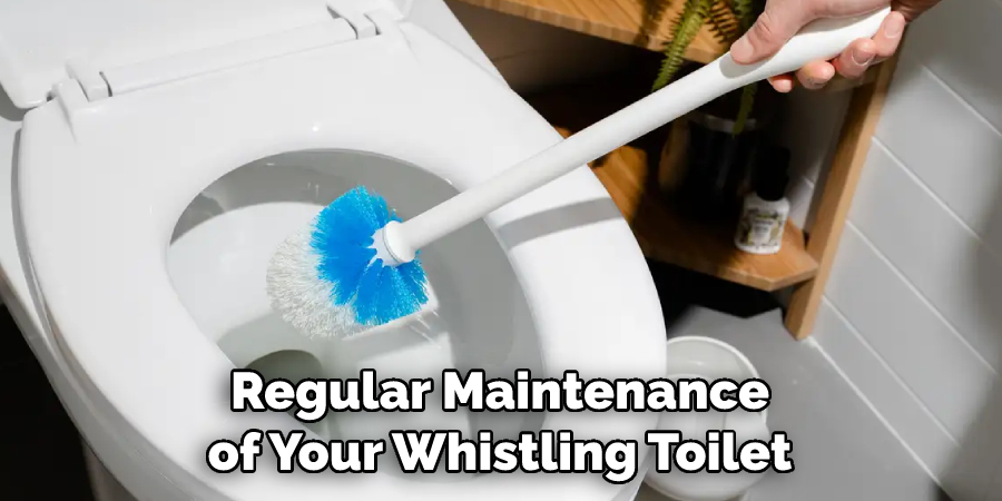 Regular Maintenance of Your Whistling Toilet