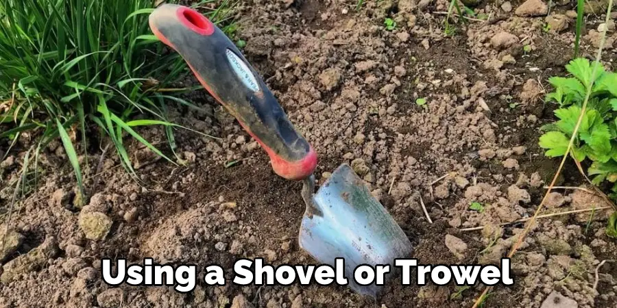 Using a Shovel or Trowel