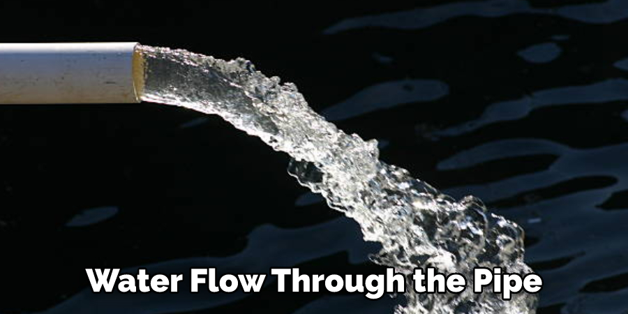 Water Flow Through the Pipe
