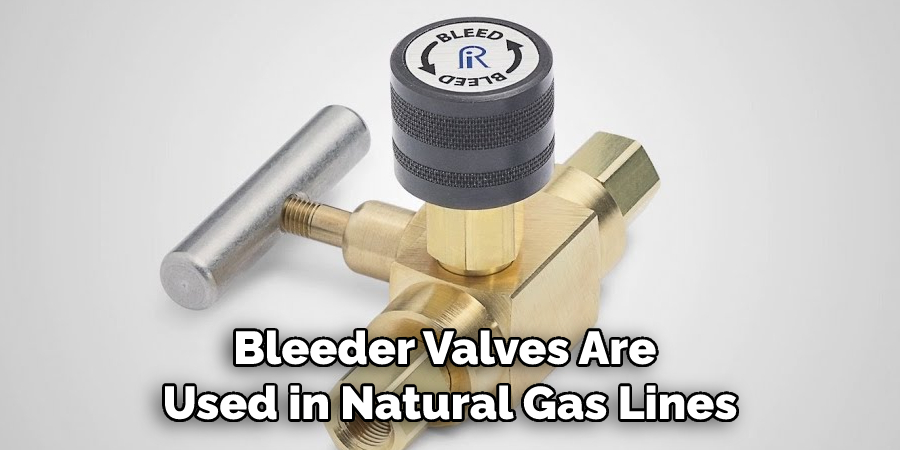 Bleeder Valves Are Used in Natural Gas Lines