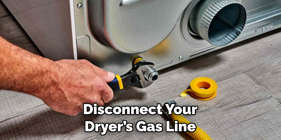 Disconnect Your Dryer’s Gas Line