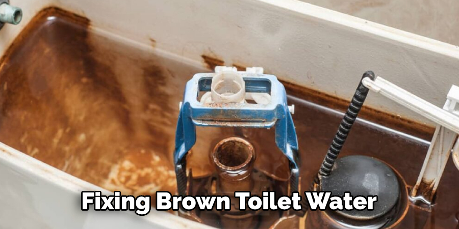 Fixing Brown Toilet Water