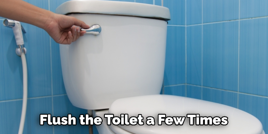 Flush the Toilet a Few Times