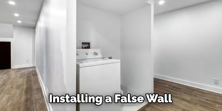 Installing a False Wall 