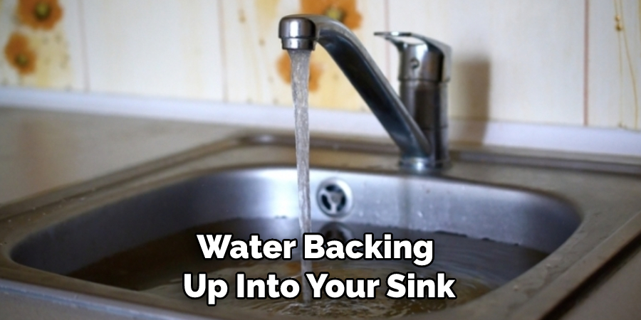 Water Backing Up Into Your Sink