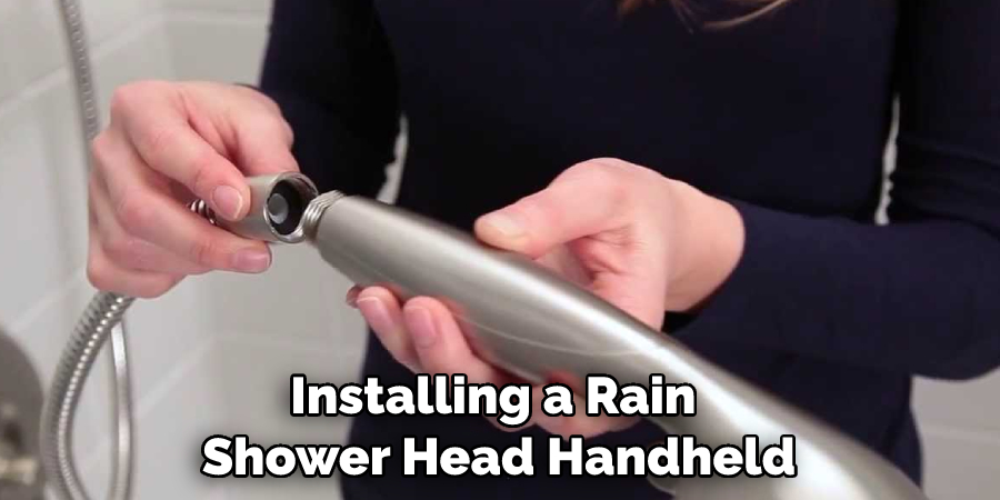 Installing a Rain Shower Head Handheld