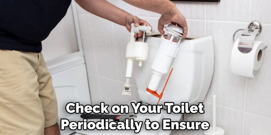 Check on Your Toilet Periodically to Ensure