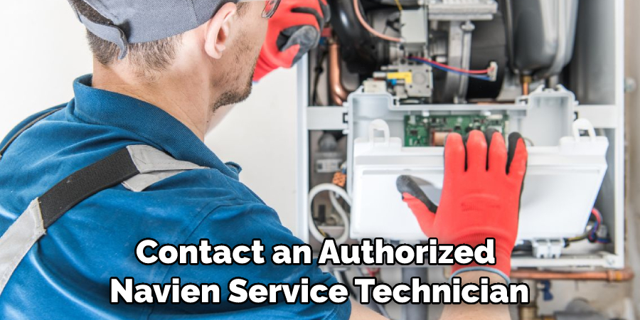 Contact an Authorized Navien Service Technician