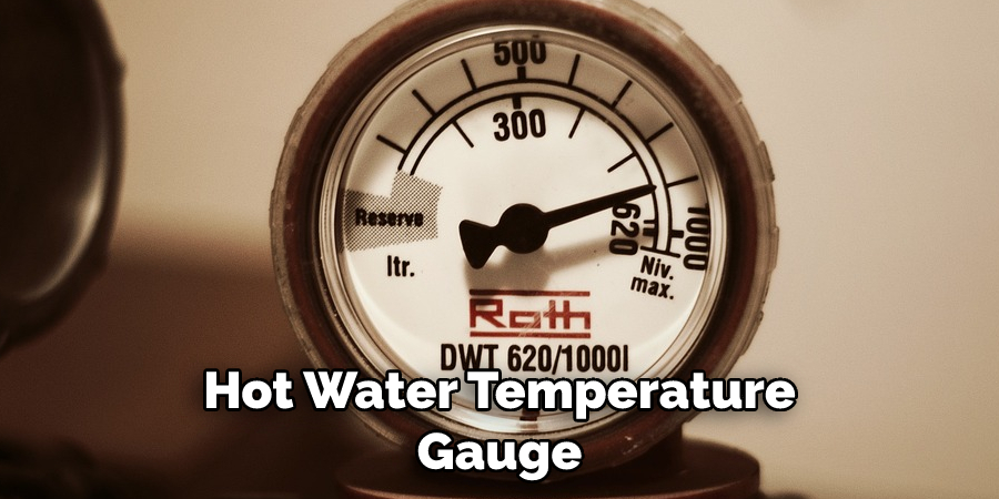 Hot Water Temperature Gauge