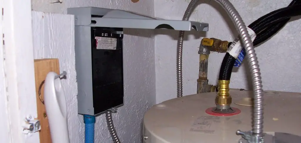 How to Disconnect a Water Heater