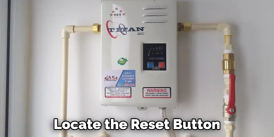 Locate the Reset Button