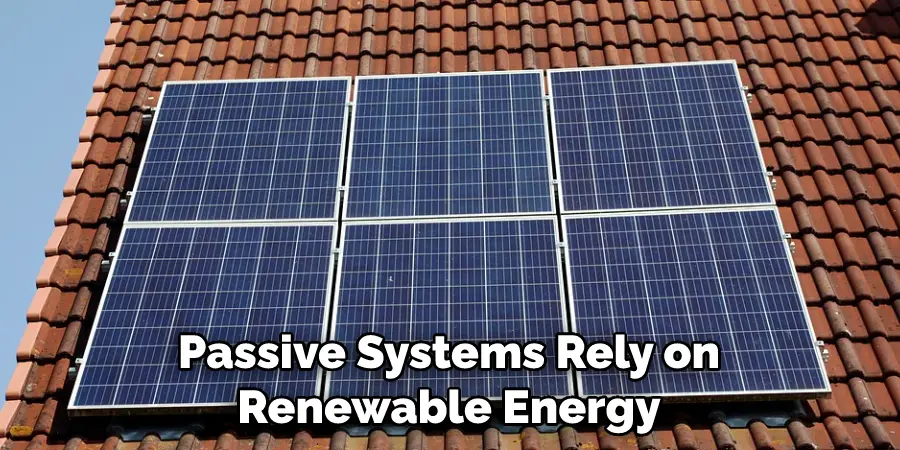 Passive Systems Rely on Renewable Energy