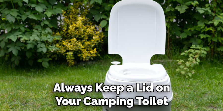 Always Keep a Lid on Your Camping Toilet