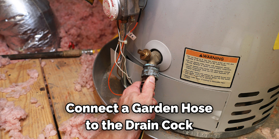 Connect a Garden Hose to the Drain Cock