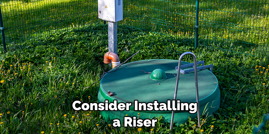 Consider Installing a Riser