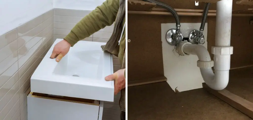 How to Cut Holes in Vanity for Floor Plumbing