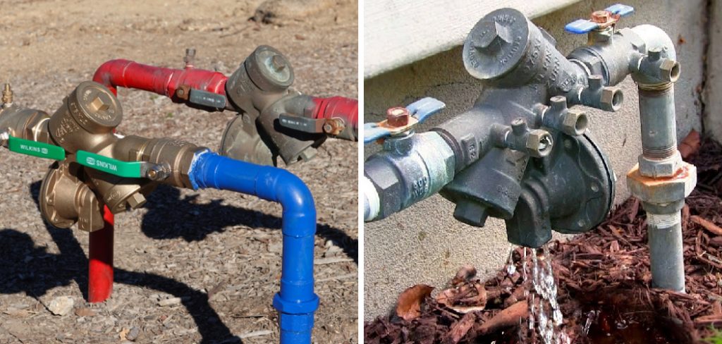 How to Stop a Backflow Preventer From Leaking