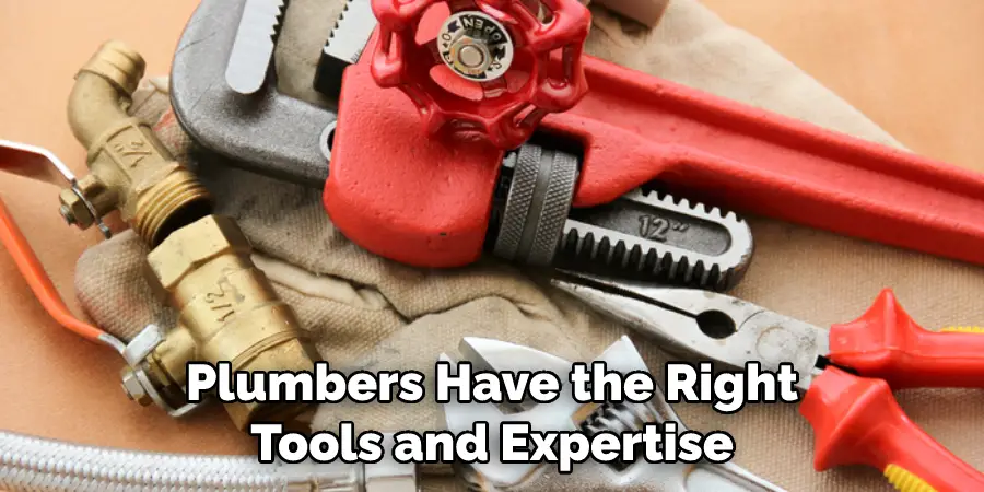 Plumbers Have the Right Tools and Expertise