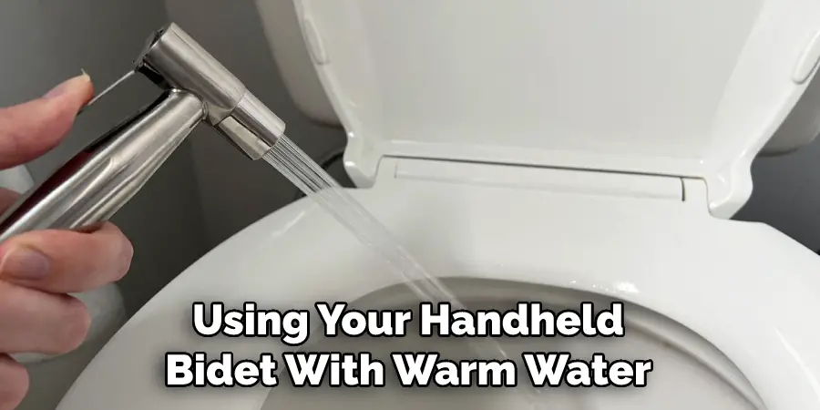 Using Your Handheld Bidet With Warm Water