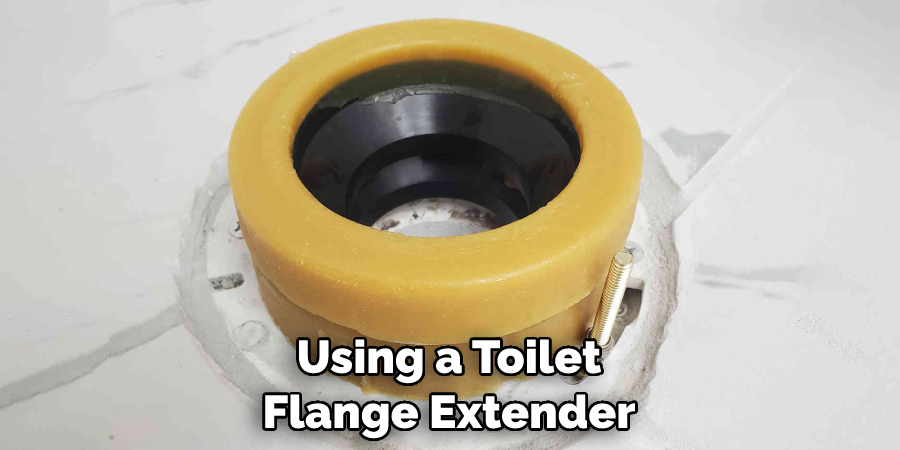 Using a Toilet Flange Extender