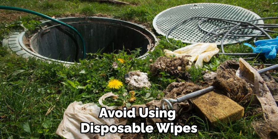 Avoid Using Disposable Wipes