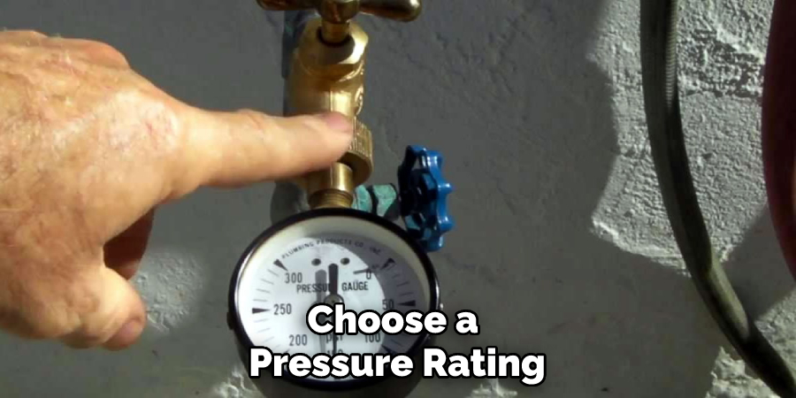 Choose a Pressure Rating