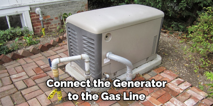 Connect the Generator to the Gas Line