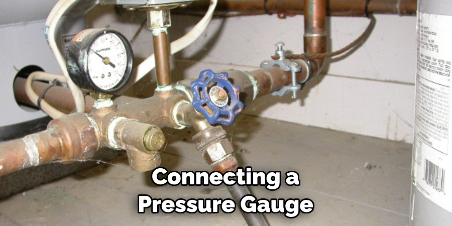 Connecting a Pressure Gauge