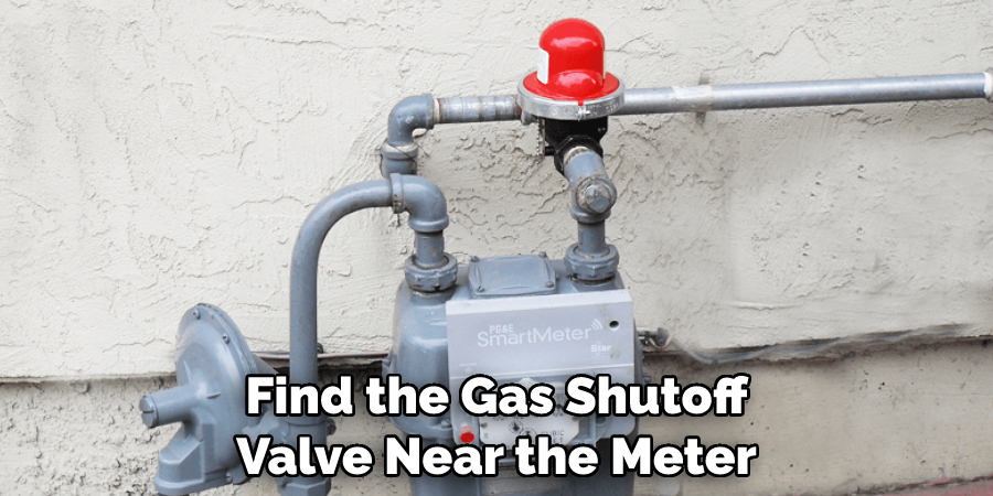 Find the Gas Shutoff Valve Near the Meter