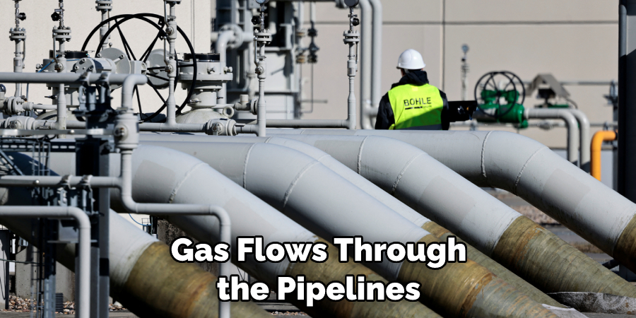 Gas Flows Through the Pipelines