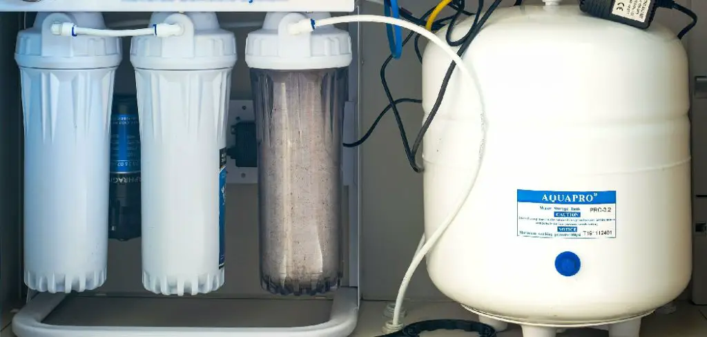 How to Empty Reverse Osmosis Tank