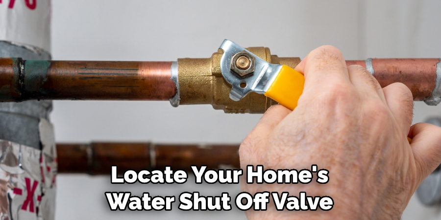 Locate Your Home's Water Shut Off Valve
