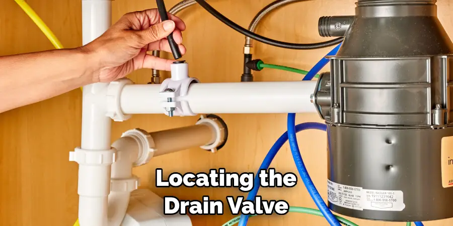 Locating the Drain Valve