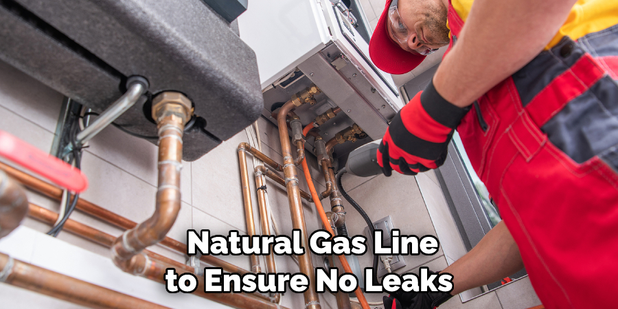  Natural Gas Line to Ensure No Leaks
