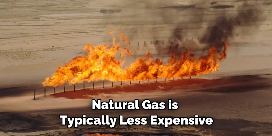 Natural Gas is Typically Less Expensive