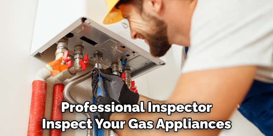 Professional Inspector Inspect Your Gas Appliances