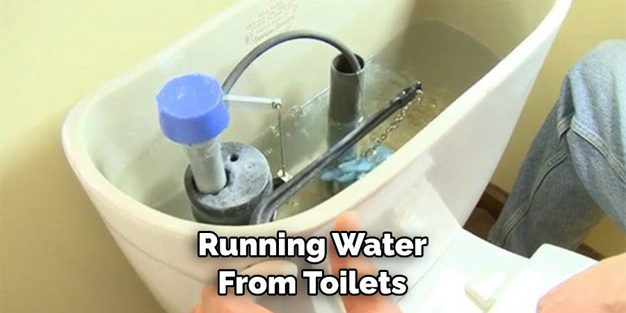 Running Water From Toilets