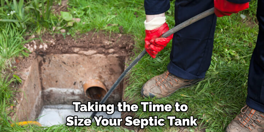 Taking the Time to Size Your Septic Tank