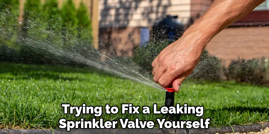 Trying to Fix a Leaking Sprinkler Valve Yourself