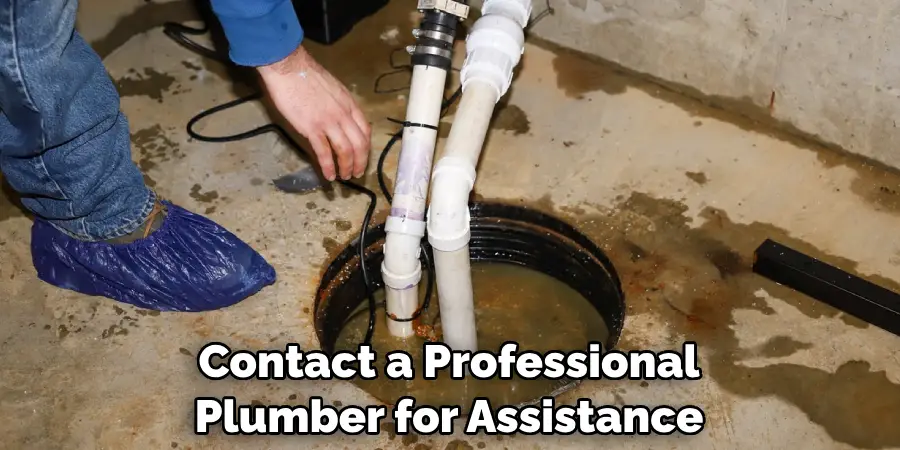 Contact a Professional Plumber for Assistance